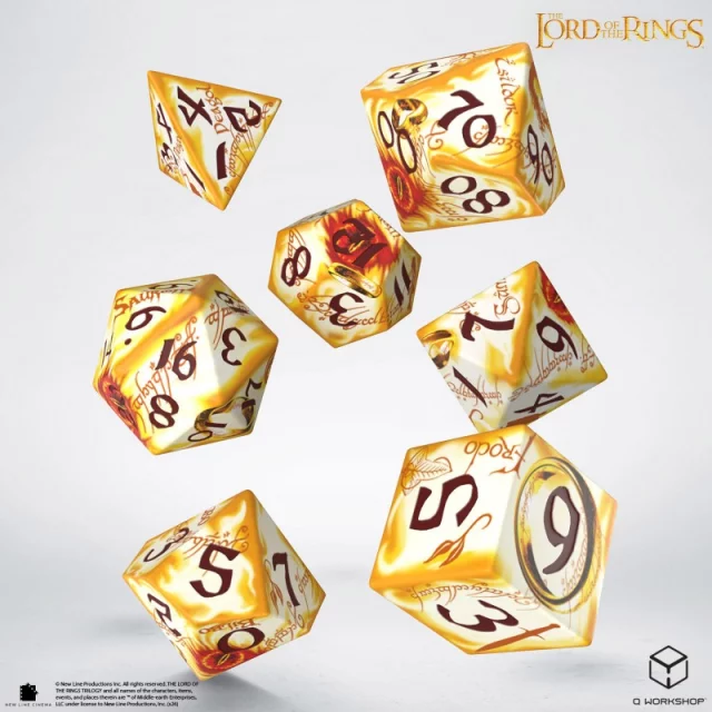 Kostky Lord of the Rings - Whitefire Radiance (7 ks)