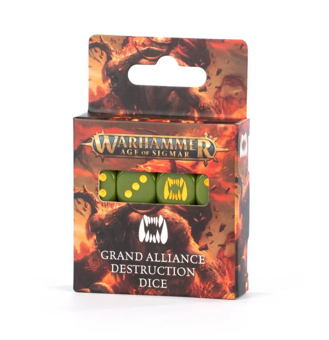 Kostky Warhammer Age of Sigmar -Grand Alliance Chaos Dice (16 ks) dupl