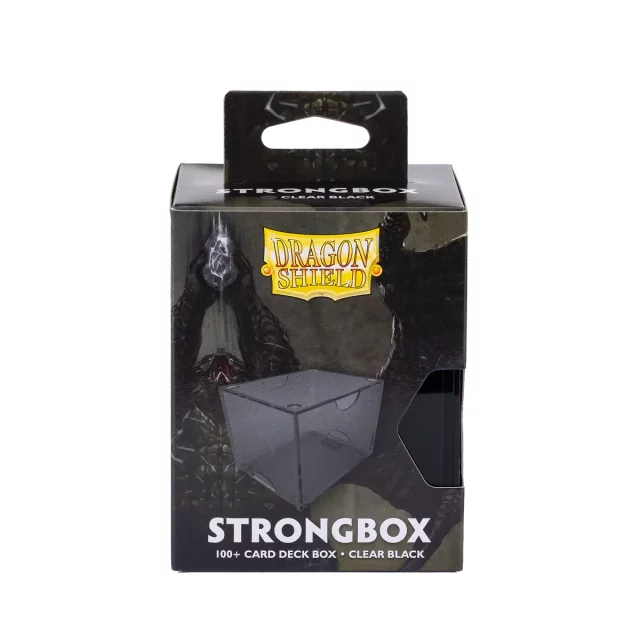 Krabička na karty Dragon Shield - Clear Black (Strongbox 100+) - Verpackungen