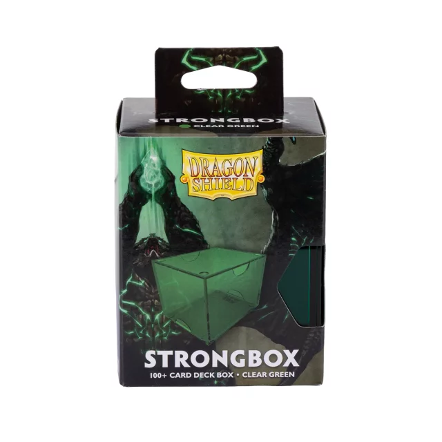 Krabička na karty Dragon Shield - Clear Green (Strongbox 100+) - Verpackungen