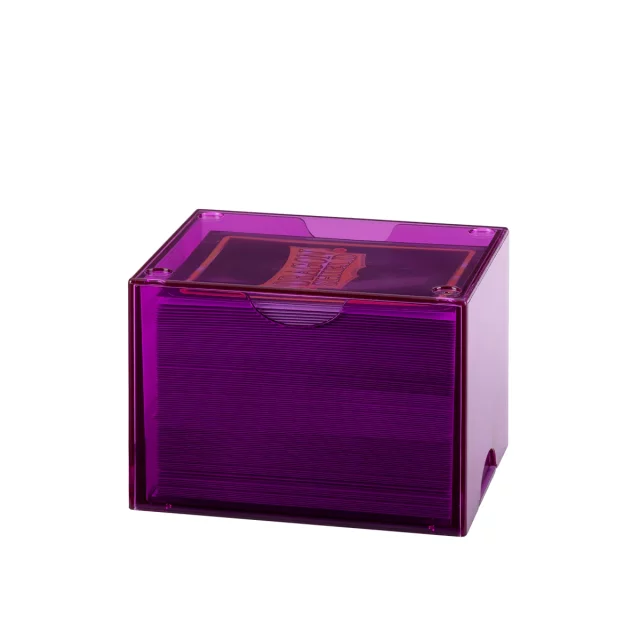 Krabička na karty Dragon Shield - Clear Purple (Strongbox 100+) - TCG Sammelkartenspiel
