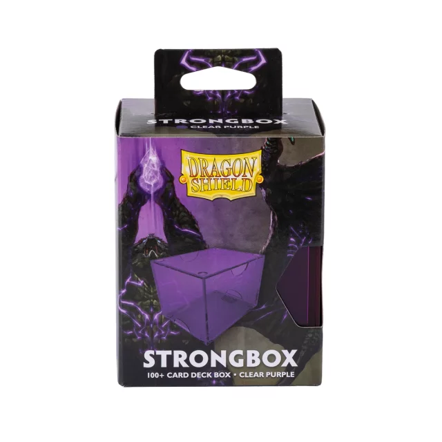 Krabička na karty Dragon Shield - Clear Purple (Strongbox 100+) - Verpackungen