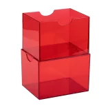 Kartenbox Dragon Shield - Clear Red (Strongbox 100+) - Kartenboxen