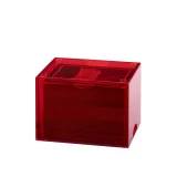 Kartenbox Dragon Shield - Clear Red (Strongbox 100+) - TCG Sammelkartenspiel