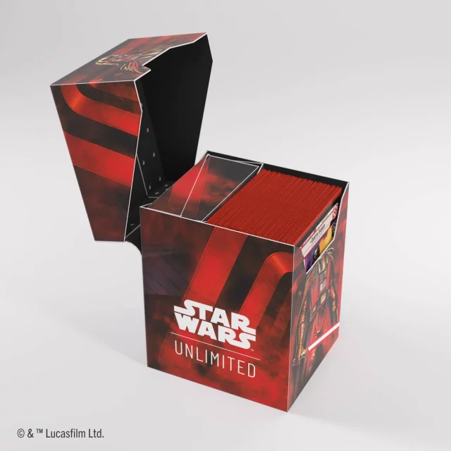 Krabička na karty Gamegenic - Star Wars: Unlimited Soft Crate Darth Maul dupl