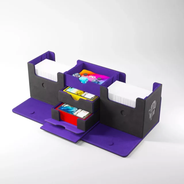 Spielkartenbox Gamegenic - The Academic 266+ XL Convertible Black/Purple