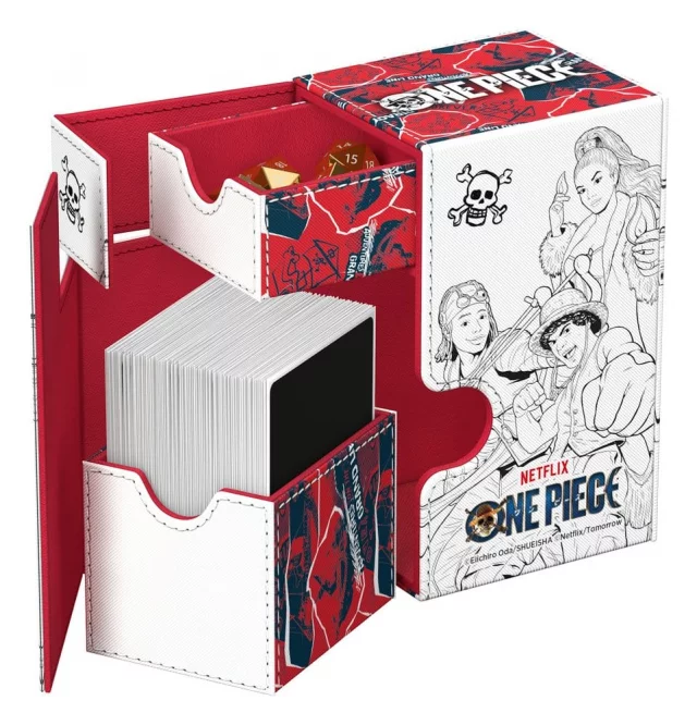 Krabička na karty Ultimate Guard - One Piece - Sketch (Flip'n'Tray 80+ XenoSkin) - TCG Sammelkartenspiel
