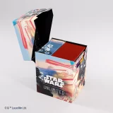 Krabička na karty Gamegenic - Star Wars: Unlimited Soft Crate Rey/Kylo Ren dupl