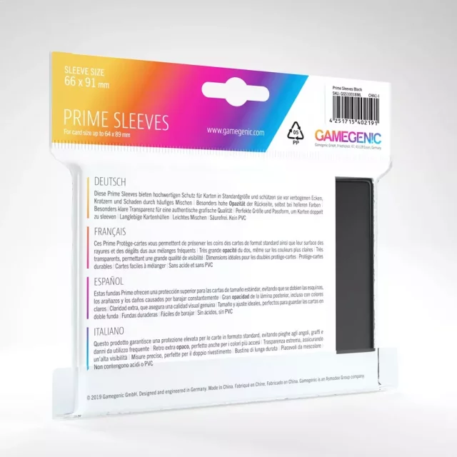 Schutzhüllen für Karten Gamegenic - Prime Sleeves (100 Stk.)