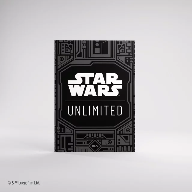 Ochranné obaly na karty Gamegenic - Star Wars: Unlimited Art Sleeves Card Back Yellow (62 ks) dupl
