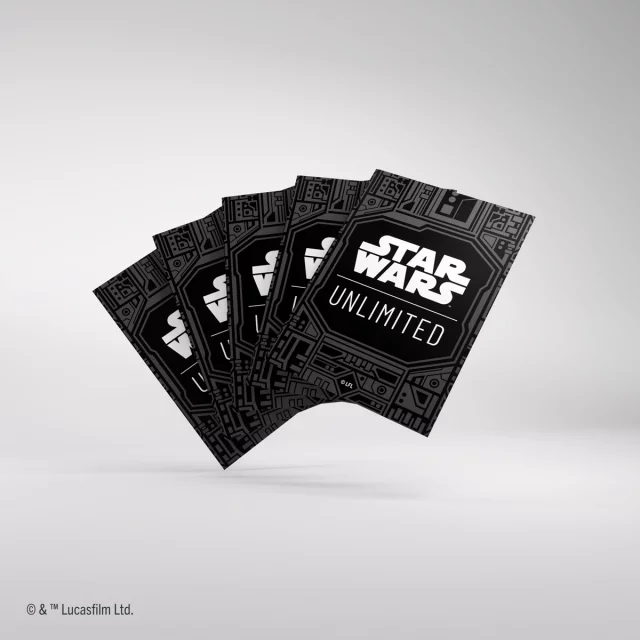 Ochranné obaly na karty Gamegenic - Star Wars: Unlimited Art Sleeves Card Back Yellow (62 ks) dupl