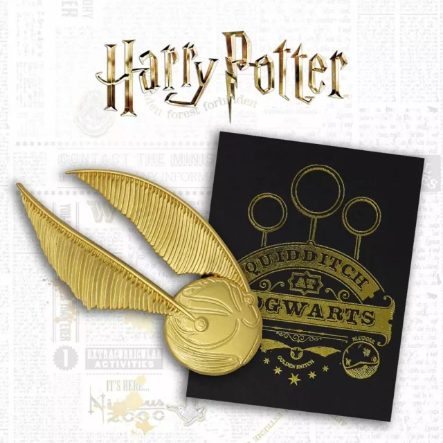 Abzeichen Harry Potter - Der goldene Schnatz XL (golden)