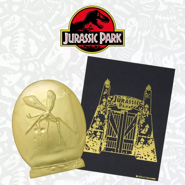 Odznak Jurassic Park XL (vergoldet)