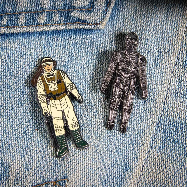 Anstecker Star Wars - C-3PO & Luke Skywalker (Pin Kings)