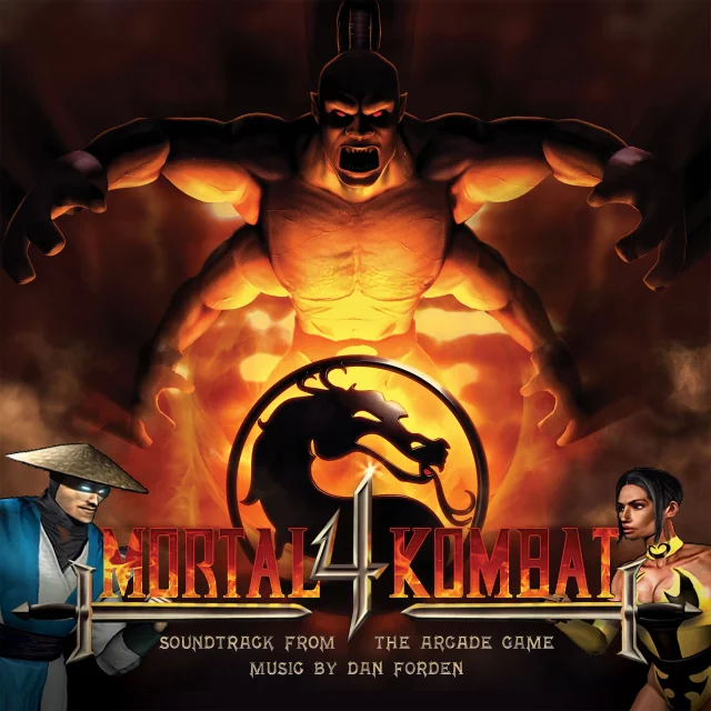 Oficiální soundtrack Mortal Kombat 1 & 2: Music From The Arcade Game na LP dupl