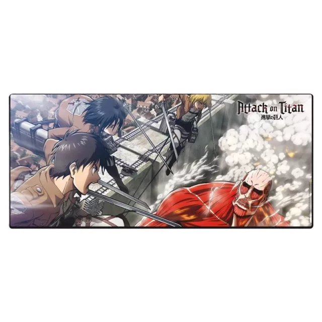 Mauspad Attack on Titan - Eren vs Colossal Titan