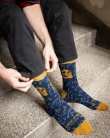 Ponožky Kingdom Come: Deliverance II - Zajíc s ornamenty dupl