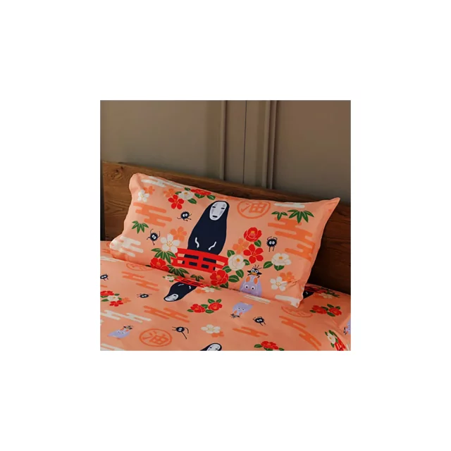 Povlak na polštář Spirited Away - No Face & Flowers