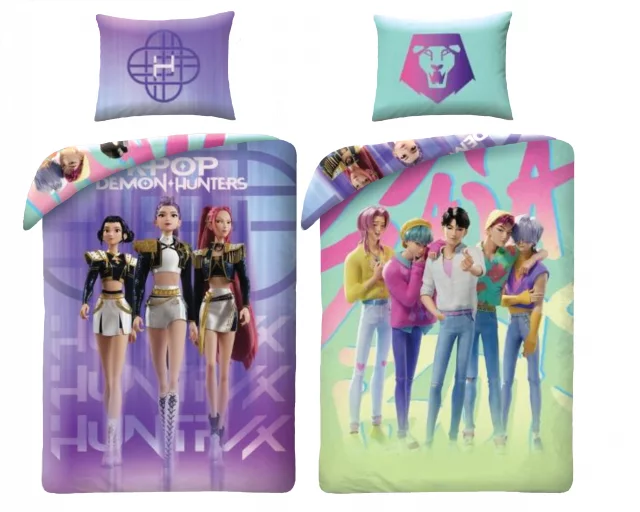 Povlečení KPop Demon Hunters - Saja Boys dupl