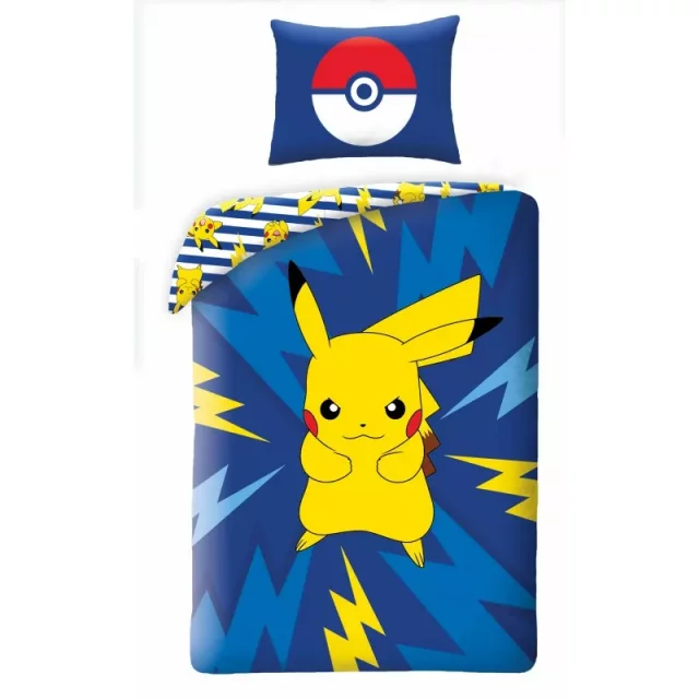 Bettwäsche Pokemon - Pikachu und Poké Ball