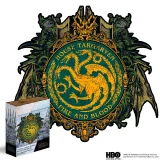 Puzzle Game of Thrones - House Targaryen (aus Holz)