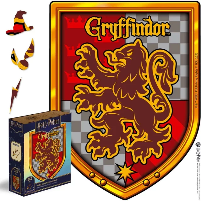 Puzzle Harry Potter - Gryffindor Crest (dřevěné)