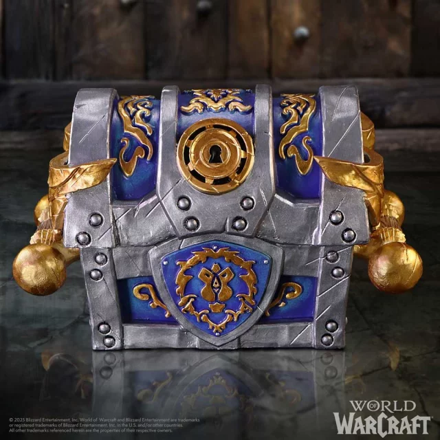 Replika World of Warcraft - Silverbound Treasure Chest Box (Nemesis Now) dupl