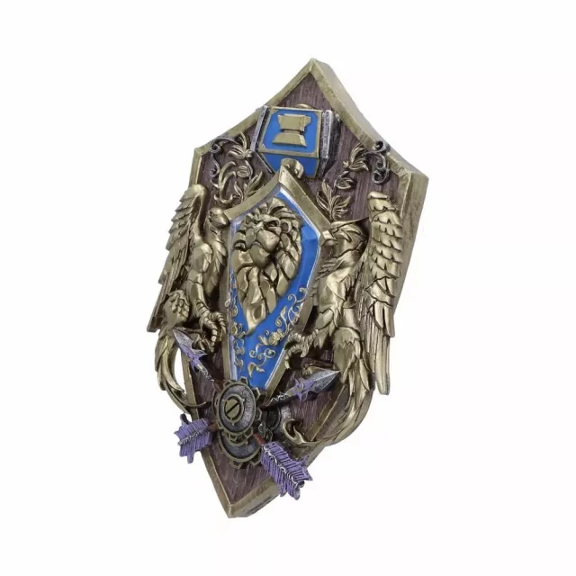 Replik von World of Warcraft - Wandplakette der Allianz (Nemesis Now)