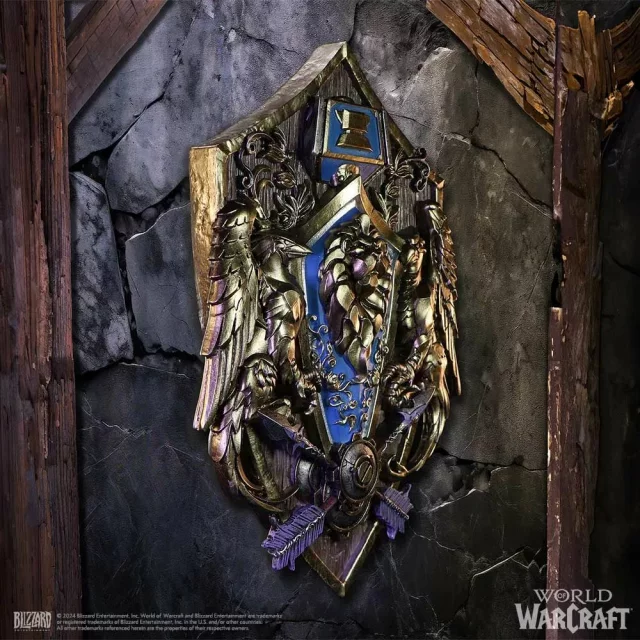 Replik World of Warcraft - Wandplakette Alliance (Nemesis Now)