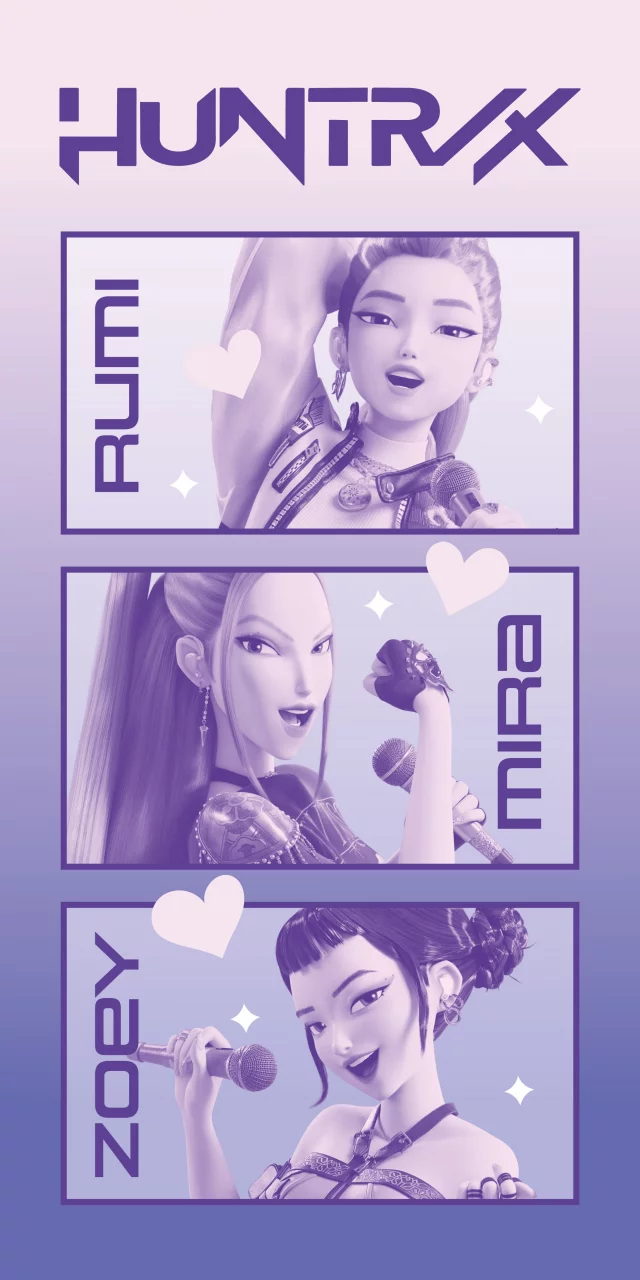 Ručník KPop Demon Hunters - Derpy dupl