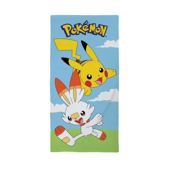 Handtuch Pokemon - Pikachu and Scorbunny