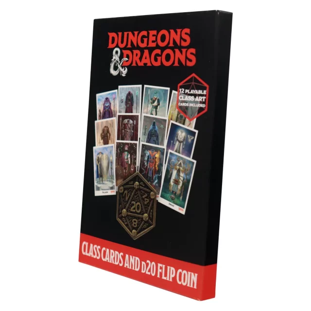 Sammlermünze Dungeons & Dragons - D20 Flip Coin + Class Cards (Münze + Karten)