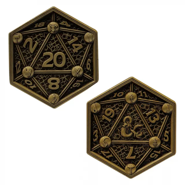 Sammlermünze Dungeons & Dragons - D20 Flip Coin + Class Cards (Münze + Karten)