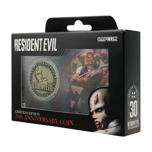 Sběratelská mince Resident Evil - 30th Anniversary Presentation Coin - Stück limitiert