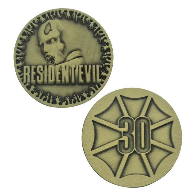 Sběratelská mince Resident Evil - 30th Anniversary Presentation Coin - Stück limitiert