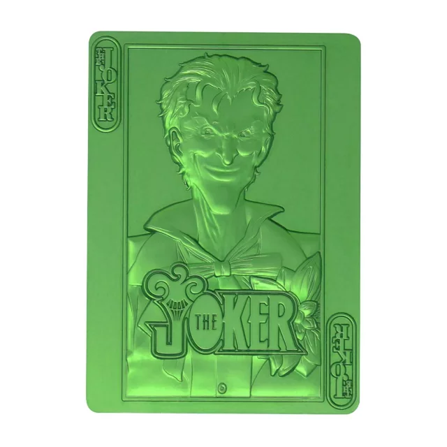 Sammlerplatte DC Comics - Joker Playing Card