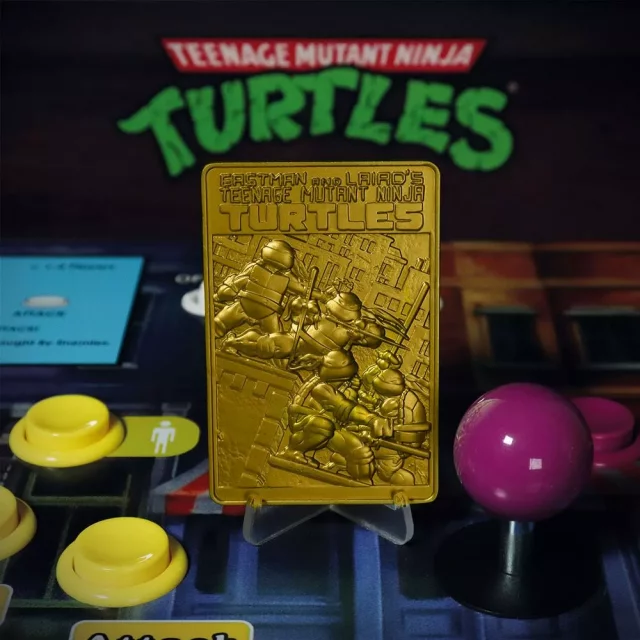 Sammelmünze Teenage Mutant Ninja Turtles (vergoldet)