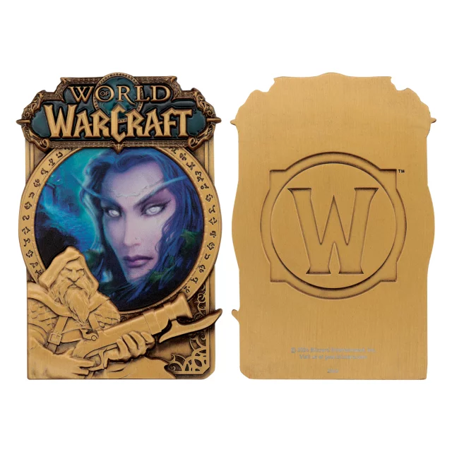 Sammlerplakette World of Warcraft - Limited Edition Cover Ingot - Stück limitiert