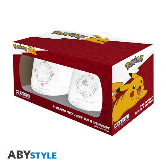 Sklenice Pokémon - Pikachu Pattern dupl