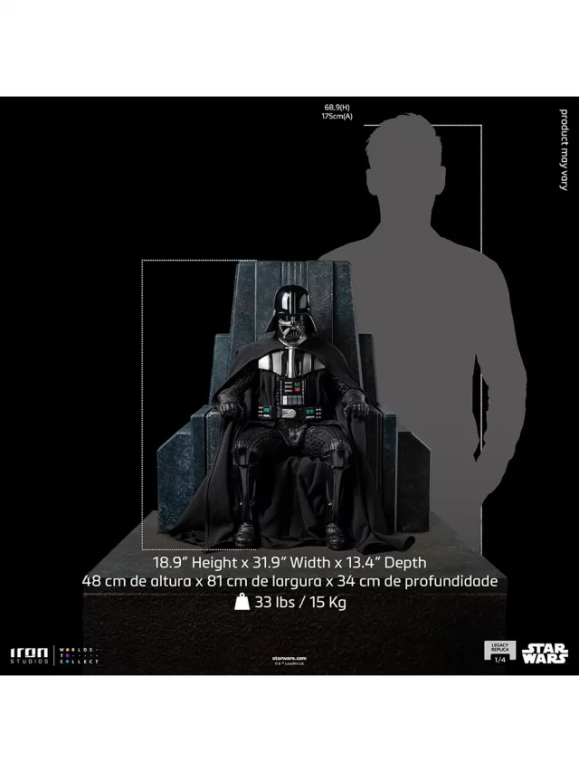 Soška Star Wars: Rogue One - Darth Vader Deluxe BDS Art Scale 1/10 (Iron Studios) dupl