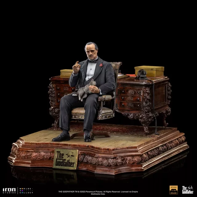 Statue Der Pate - Don Vito Corleone Deluxe Art Scale 1/10 (Iron Studios)