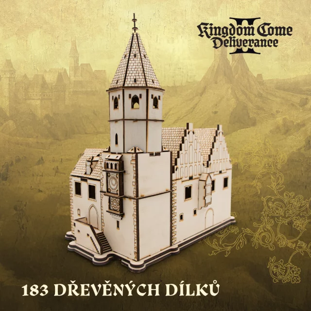 Stavebnice Kingdom Come: Deliverance II - Kutnohorský orloj (dřevěná)