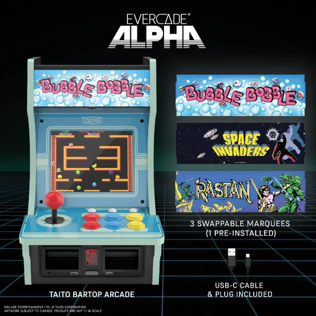 Stolní retro arkádový automat Evercade Alpha Street Fighter Bartop Arcade dupl