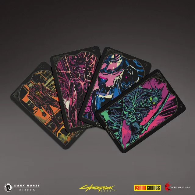 Tarotkarten Cyberpunk 2077 - The Official Tarot Deck & Guidebook (Karten + Handbuch) - Spielkarten