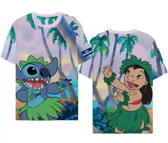 Damen T-Shirt Lilo & Stitch - Dance AOP