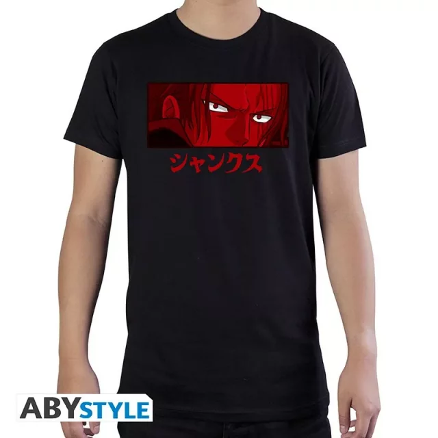 T-Shirt One Piece: Red - Shanks