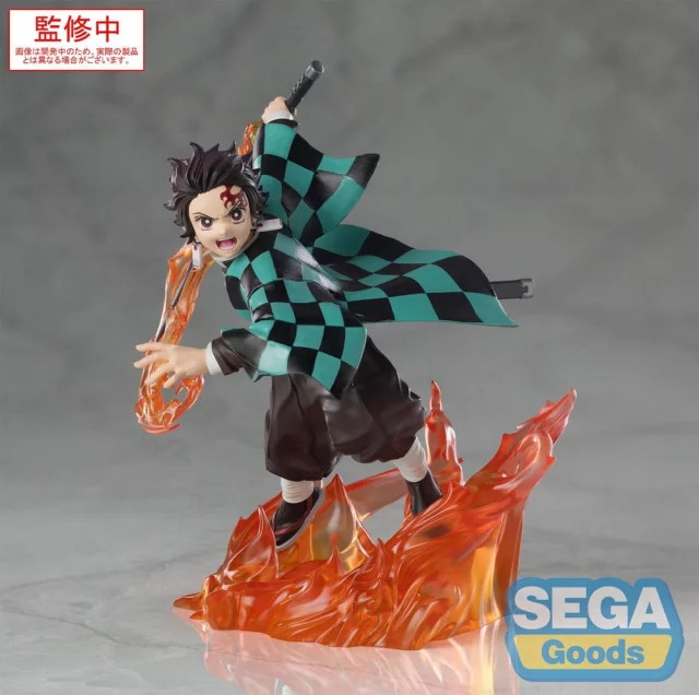 Vorteilhaftes Set Demon Slayer - Tanjiro Kamado + Akaza + Giyu Tomioka (Sega) - Figuren