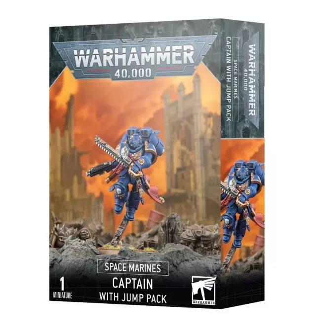 W40k: Space Marines - Captain with Jump Pack (1 Figur)