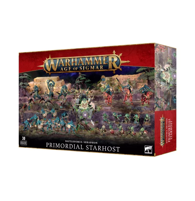 W-AOS: Battleforce: Seraphon - Primordial Starhost (30 Figuren)