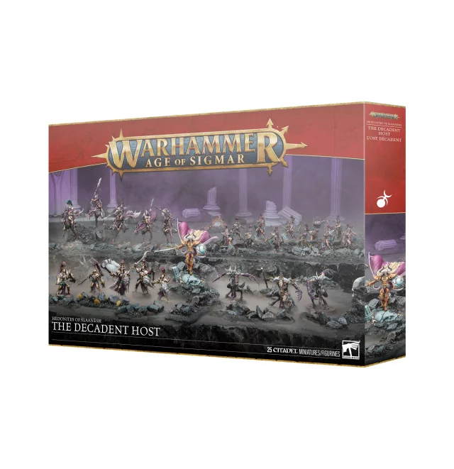 W-AOS: Hedonites of Slaanesh - The Decadent Host (25 figurek) - Warhammer
